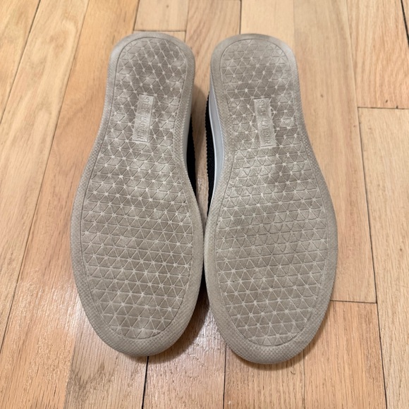 Steve Madden Black Knit Slip-On Sneakers Size 8 - Picture 5 of 6